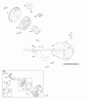 Blower HousingShrouds Flywheel Rewind Starter Diagram and Parts List for 20T232-0753-F1  Briggs and Stratton Engine